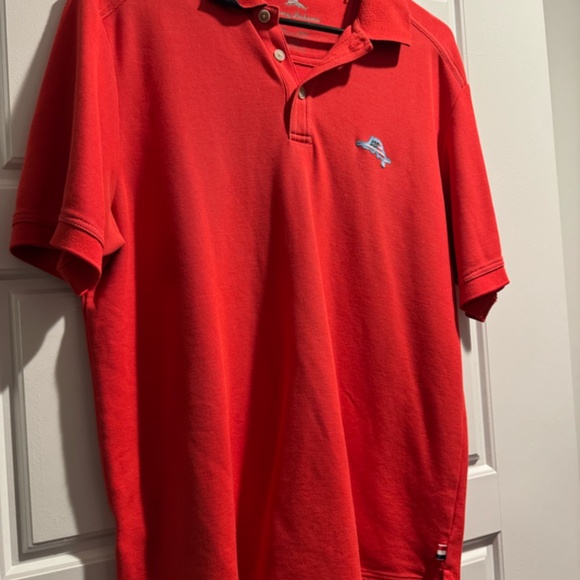 Tommy Bahama Men’s Polo Shirt – Medium – Barely Used - Red - Picture 6 of 7